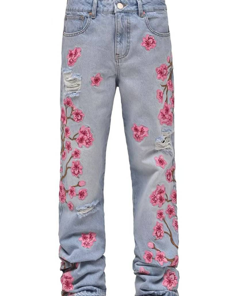 Abbigliamento da uomo nuovi jeans da uomo con cerniera stazione di moda primaverile fori slim fit pantaloni da uomo belli_voghion.com