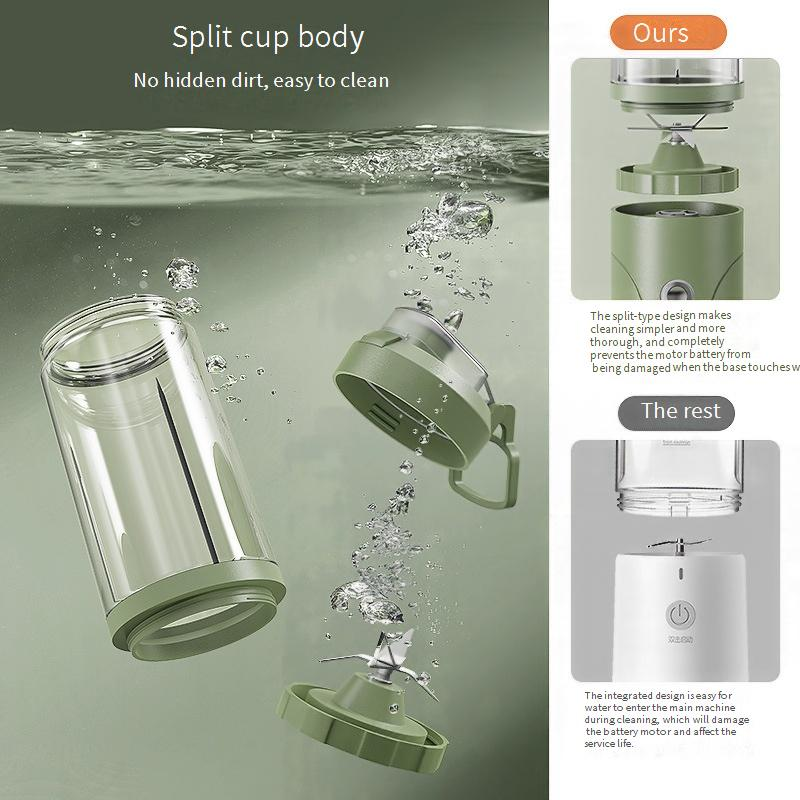 Juicer Portable Fully Automatic Charging Wireless Juicer Small Household Ice Crusher Juicer_voghion.com