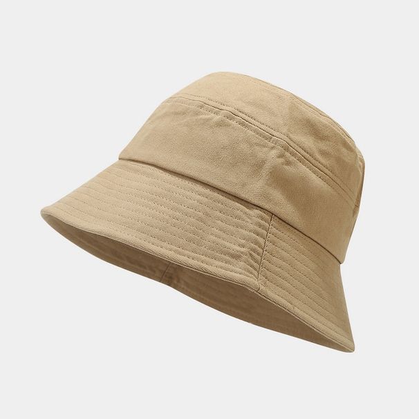 Ženski spomladanski in poletni enobarvni vsestranski sončni klobuk za pare, literarni majhen svež klobuk za umivalnik_voghion.com