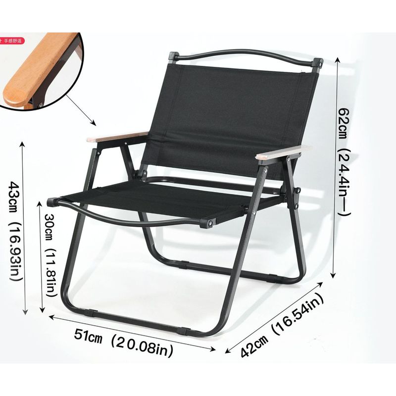 Lightweight Folding Camp Table - Carbon Steel Frame For Outdoor Dining, Tailgating & Beach | Compact Carry Case Included (Weather-Resistant)_voghion.com