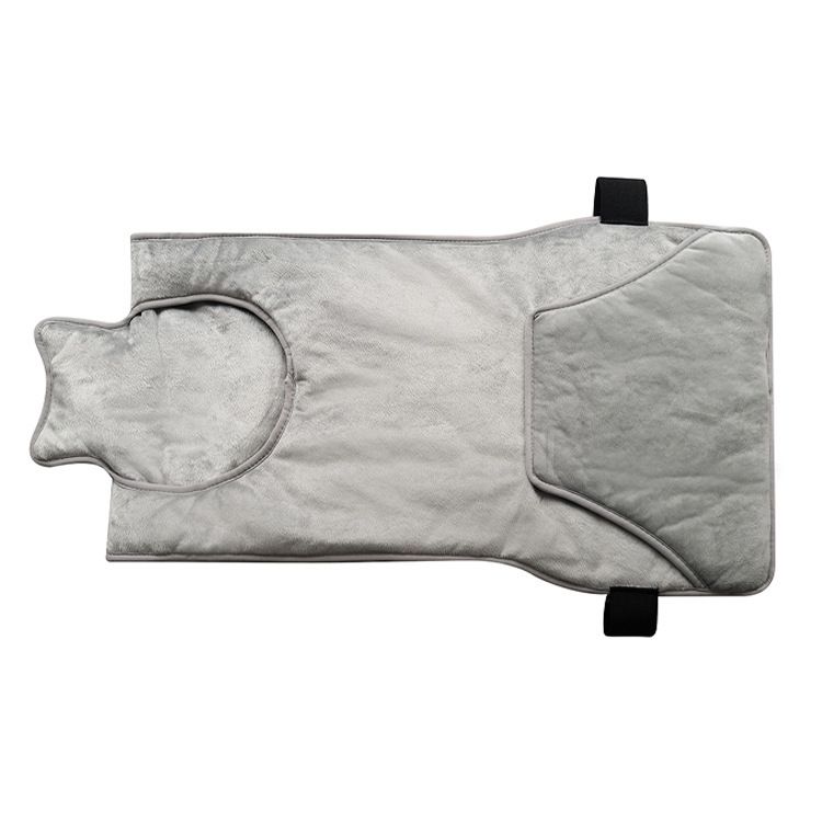 Duży elektryczny koc grzewczy, ogrzewacz do mokrych kompresów do fizjoterapii, regulowany szal z przodu i z tyłu_voghion.com