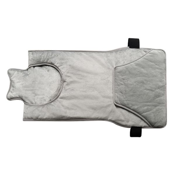 Duży elektryczny koc grzewczy, ogrzewacz do mokrych kompresów do fizjoterapii, regulowany szal z przodu i z tyłu_voghion.com