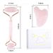2pcs Boxed Thicken Rose Quartz Jade Roller Massager For Face Natural Pink Guasha Board Scraper Rollers Facial Lifting Tool Set_voghion.com