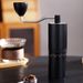 Premium Manual Coffee Grinder With 7-Star CNC Steel Burr - Adjustable Coarseness, Ergonomic Design & Nordic Aesthetic (Black)_voghion.com