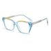 New Anti Blue Light Glasses For Women, PC Plug-in Legs, Fashionable Board Color Flat Mirror, Can Be Equipped With Mirror_voghion.com