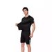 Herren-Set in Übergröße, kurzärmelig, Shorts, Sommer, lässig, T-Shirt, Homerunning, Fitness, zweiteilig_voghion.com
