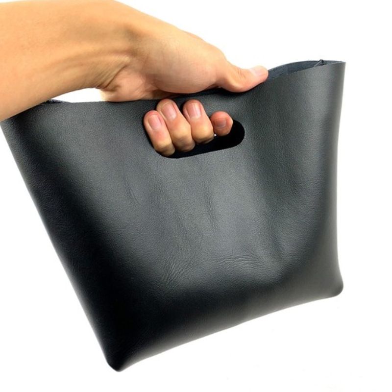 PU Leather Large Handbag Business Office A4 Briefcase Document Storage Bag_voghion.com