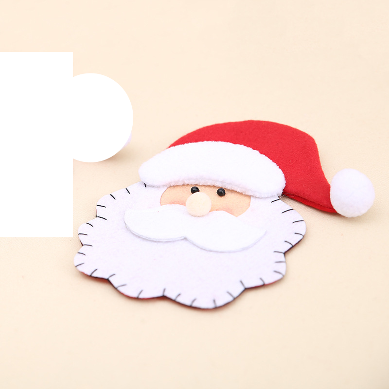 Christmas Supplies Santa Claus Knife and Fork Set Christmas Tableware Bag Christmas Creative Home Gift_voghion.com
