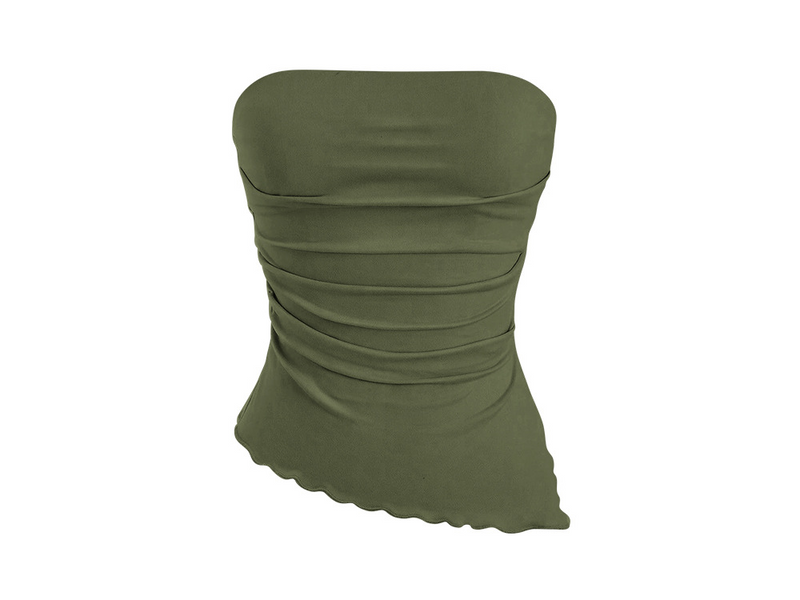 Îmbrăcăminte pentru femei Y2k dulce și picant tub top hot girl top high end femei vestă split piept wrap lenjerie intimă fără bretele_voghion.com