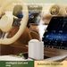 Diffusore auto a spruzzo automatico - Ricaricabile tramite USB, capacità 1,5 l, timer 8 ore, funzionamento silenzioso a 36 dB (7 fragranze di lusso, lavorazione in resina, protezione contro la combustione a secco)_voghion.com