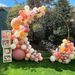 Adjustable Iron Balloon Arch For Weddings & Events – 1.5m To 2.2m Height, Gold/White/Black, DIY-Friendly Frame With Ring Clips Or Flower Clamps_voghion.com