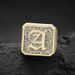 Hip Hop Volldiamant Kupfer Mikrogepflasterter Zirkon Klassisch Luxuriös Trendy Letter Herrenring_voghion.com