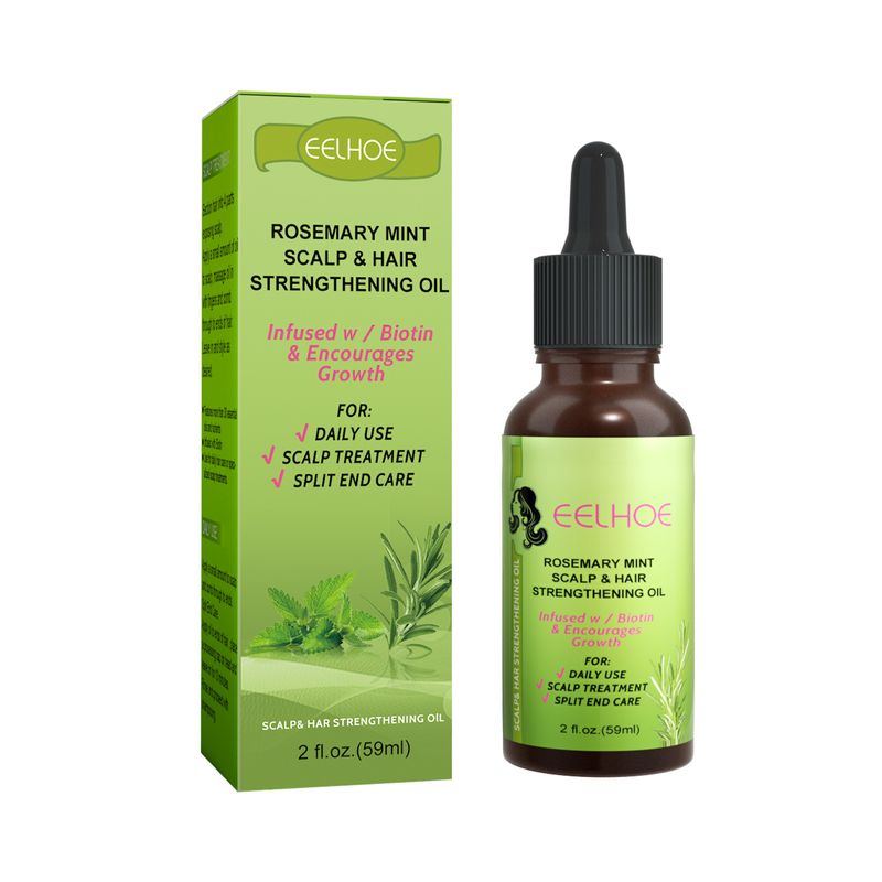 Nutrition Eelhoe Mint Enhanced Hair Growth Liquid Scalp Massage Care Soothing Dry and Fury_voghion.com