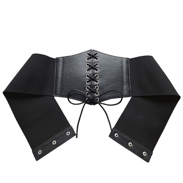 Cintura elastica decorativa extra larga per cintura alla moda, nuova per abito da donna in stile corte_voghion.com