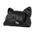 Unique Design Cat Ear Black Beret For Women Sweet Cute Versatile Large Head Circumference Octagonal Cloud Newsboy Hat_voghion.com