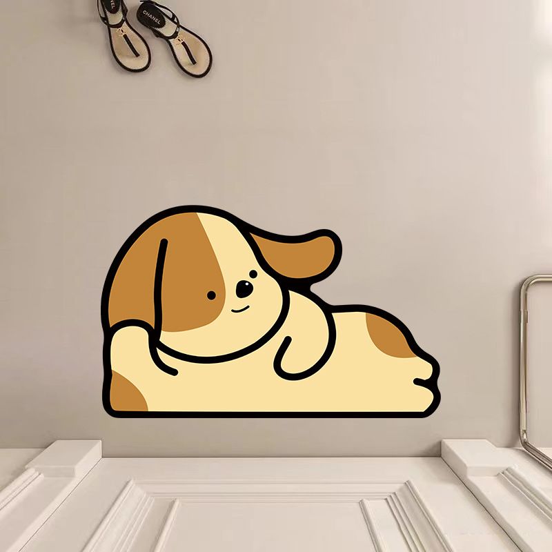 Cartoon Diatom Mud Small Carpet Bathroom Door Absorbent Mat Special Shape Bathroom Quick Drying Cute Bathroom Floor Mat_voghion.com