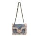Korean version of Xiaoxiangfeng chain 2024 summer new women's stylish lace shoulder bag, personalized grass woven_voghion.com