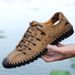 Spring New Style Hollow Sandals Hole Breathable Non Slip Beach Shoes Men's Large 8808_voghion.com