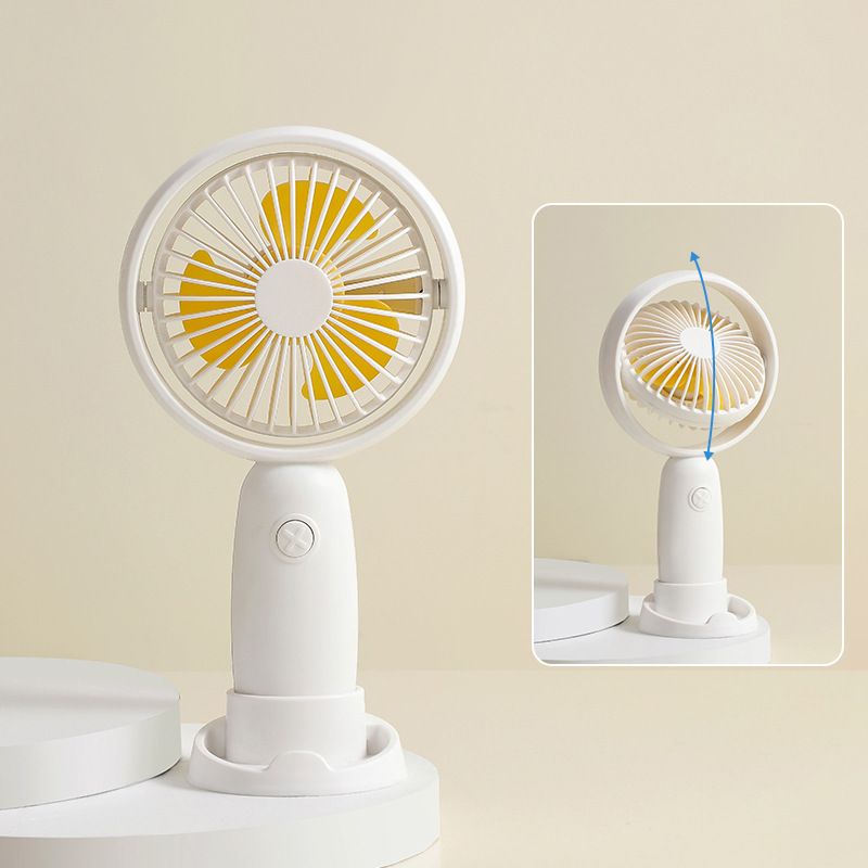Mini-Handventilator mit USB-Aufladung – tragbarer Tischventilator für Kinder, Studenten und das Büro, niedliche und leise Kühlung (leicht und wiederaufladbar)_voghion.com