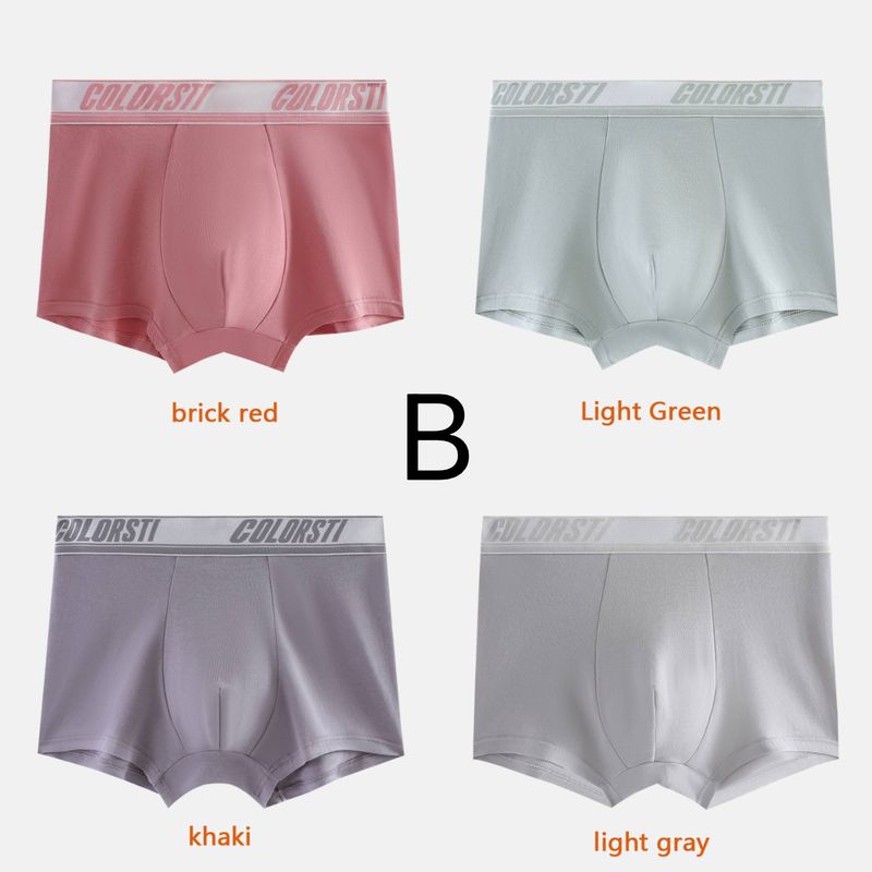 4 STK højkvalitets boxershorts til mænd sommer L-3XL_voghion.com