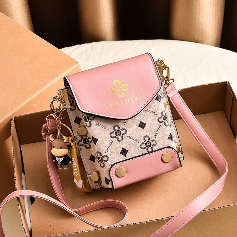 Bolso para teléfono móvil, bolso de mensajero para mujer, nueva textura de moda, bolso de un solo hombro, bolso de mano simple, bolso cruzado compuesto_voghion.com