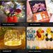 Starry LED Fairy Lights For Bouquets & Decor, Battery-Powered String Lights With 10 LED Beads, IP68 Waterproof For DIY Gifts, Weddings, Cakes_voghion.com