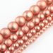 Natural Stones Rhodium Rose Gold Plated Hematite Round Loose Mineral Beads For Bracelet DIY Jewelry Making 15inch 2/3/4/6/8/10mm_voghion.com