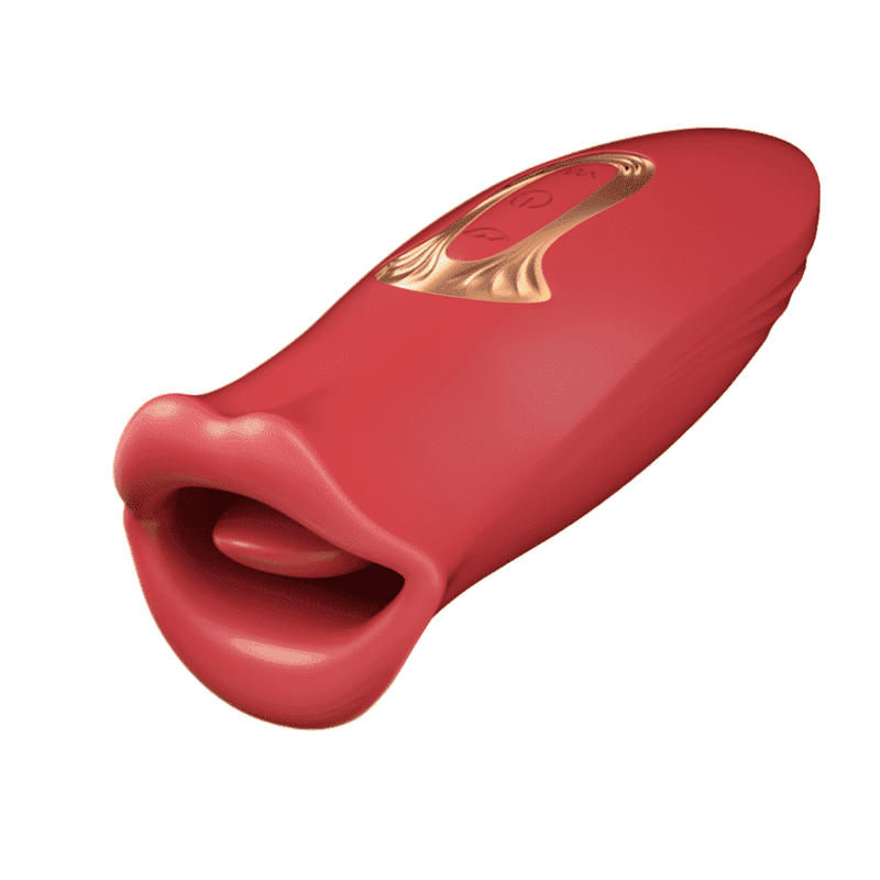 Xbonp Thrusting Sucking Vibrator Female Tongue Licking Telescopic, Red 1 Count_voghion.com
