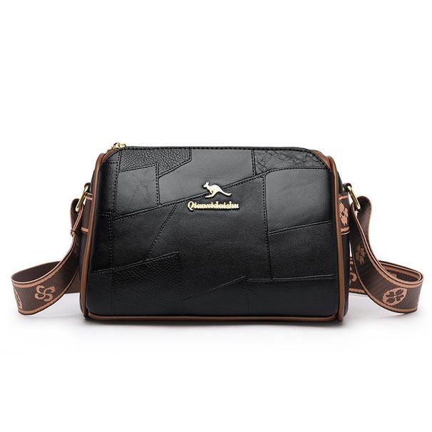 Sac à bandoulière Kangourou pour femmes d'âge moyen et âgées 2024 Nouveau sac à bandoulière en cuir de vachette première couche pour belle-mère maman petit_voghion.com