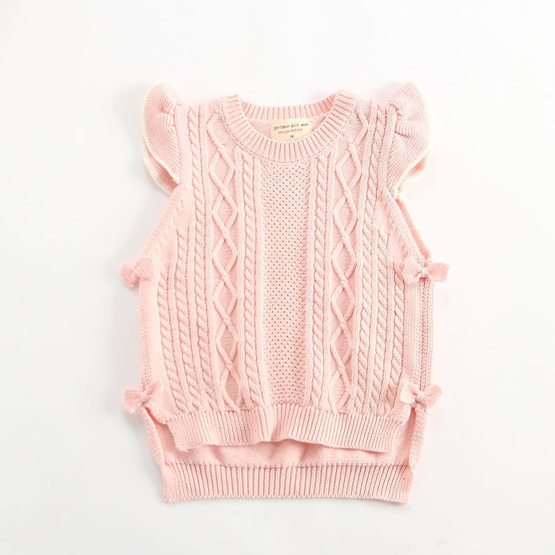 One Piece Drop Shipping 2021 Neue Kinderkleidung Kinderpullover Mädchen Weste Frühling Herbst Winter Baby Oberbekleidung Gestrickte Weste_voghion.com