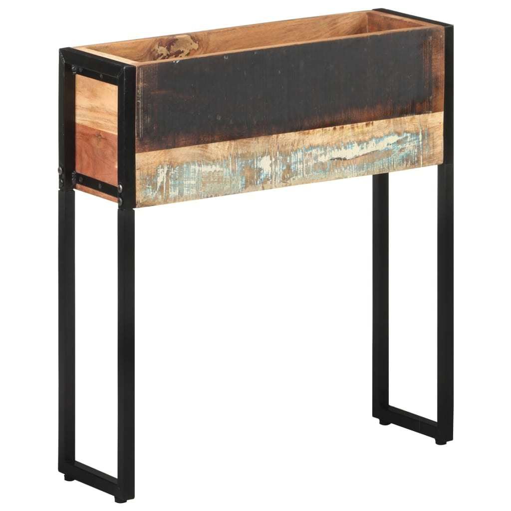 Planter 23.6"x7.9"x26.8" Solid Reclaimed Wood_voghion.com
