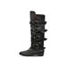 Damen Boxstiefel Rindsleder Neue Gürtelschnalle Weiß Boxen Für Frauen Echtes Leder Abnehmen Hohe Rohr Reiten Western Lange Stiefel_voghion.com