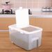 Big Size Transparent Plastic Rice Storage Box Jar Container Cans For Bulk Cereals For Kitchen Organizer Boxes Accessories_voghion.com