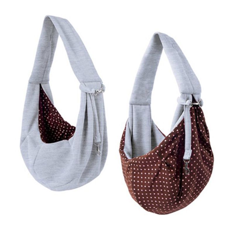 Crossbody Shoulder For Cats And Dogs Portable Solid Color Pet Outing Bag_voghion.com