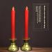 Elektrische gebedslamp van kunststof - cilindrische, flikkerende LED-boeddhistische altaarlamp voor erediensten en thuis (stekker in het stopcontact, amberkleurige gloed, veilig voor dagelijks gebruik)_voghion.com