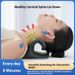 Almohada cervical de terapia magnética para aliviar el dolor - Masajeador de tracción cervical con acupresión por gravedad, más de 6 nodos de masaje, soporte de espuma EVA para el cuello_voghion.com