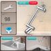 360° Adjustable Faucet Extender With Anti-Splash Aerator - Flexible Gooseneck Spout For Sink, Dual Spray Modes, ABS & Alloy Construction_voghion.com