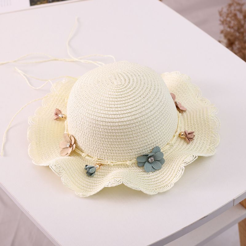 2020 nuevo conjunto de bolso de hombro pequeño de paja para niñas de verano a la moda para padres e hijos, sombrero de pescador con aleros grandes_voghion.com