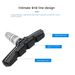 2/4/8 peças Mountain Bike V Pastilhas de Freio Duráveis Sistema Universal Pastilha de Freio de Borracha de Aço Inoxidável Bicicleta_voghion.com