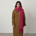 Korean Designer's Versatile Oversized Thick Cashmere Solid Color Lock Border Tassel Scarf For Women's Winter Shawl_voghion.com