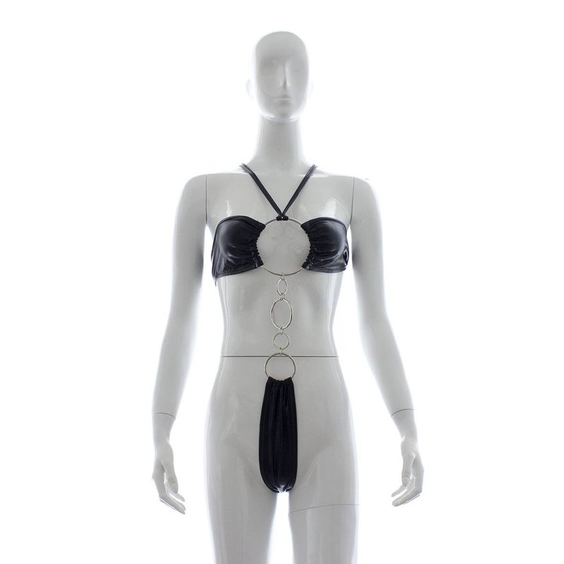 Produtos sexuais Couro envernizado Anel de ferro Roupas Roupas casuais_voghion.com