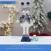 Stretchable Christmas Snowman Figurine – Playful Desktop Decor & Window Display Prop With Adjustable Height (Set Of 3 Sizes)_voghion.com