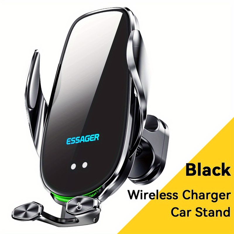 Essager Qi 15W Draadloze Oplader Auto Telefoon Houder In Auto Air Vent Mount Voor Iphone 14 13 12 X pro Max Xiaomi Snelle_voghion.com