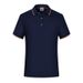 Unbeatable Quality Lanjing Cotton Color Blocked Lapel Short Sleeved Polo Customized Cultural Shirt, Team Uniform, Embroidered Picture_voghion.com