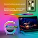New Colorful Atmosphere Light Electric Wireless Charging Bluetooth Speaker Portable Multi-Function Smart_voghion.com