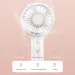 Portable Small Cooling Eyelash Mute Cooler Handheld Fan Mini USB Rechargeable Desk_voghion.com