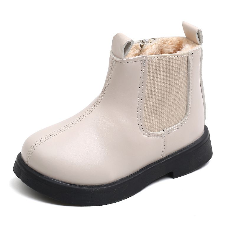 Child's shoes Fashion children's fashion boots Boys cotton boots Girls fashion snow boots windproof warm tide_voghion.com