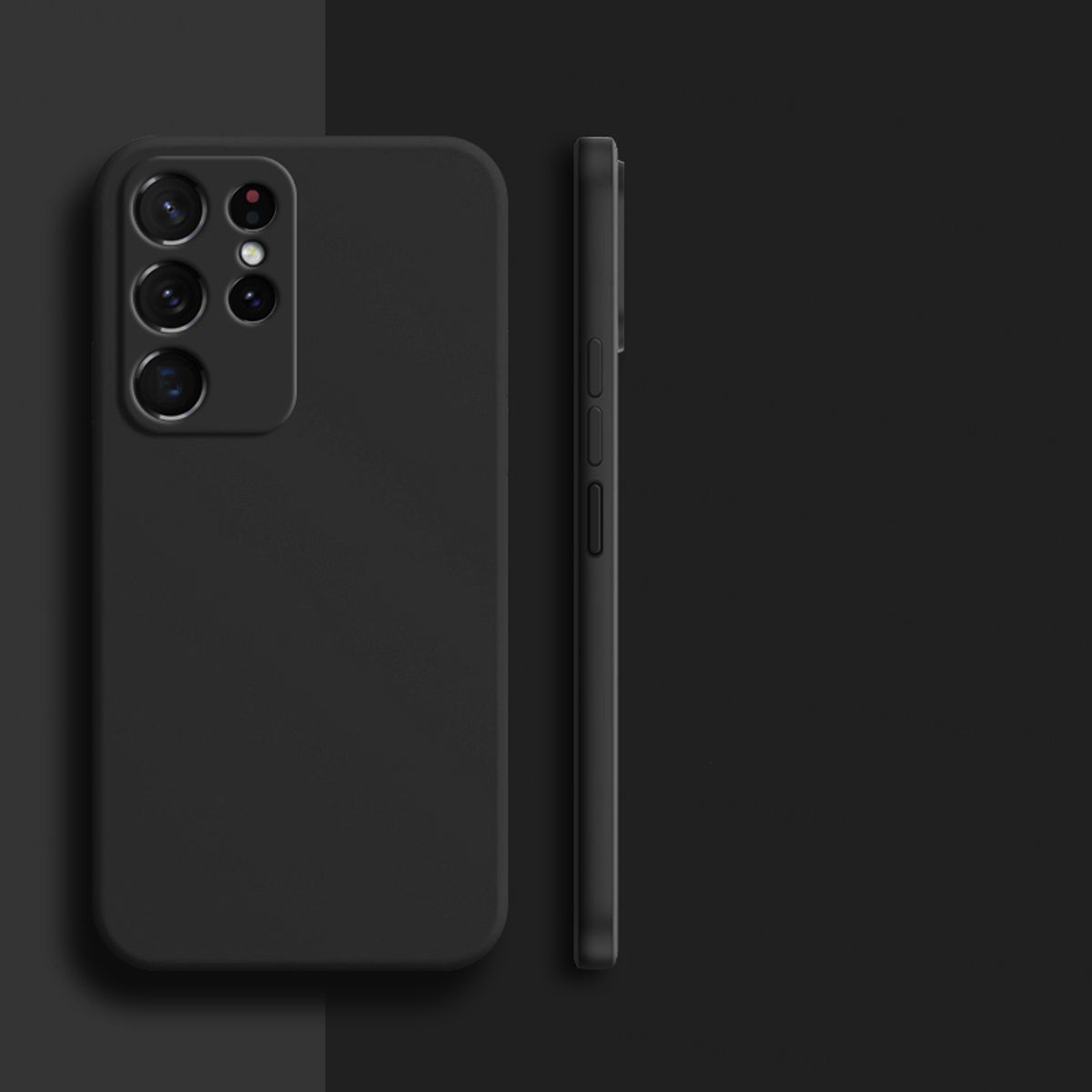 Voor Samsung Galaxy S22 Note Case Galaxy S20 S21 S22 Plus Note Cover Schokbestendige vloeibare siliconen telefoon_voghion.com