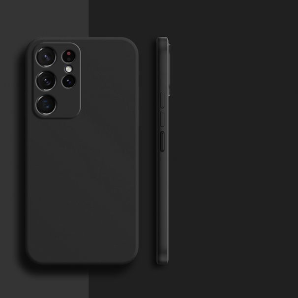 Voor Samsung Galaxy S22 Note Case Galaxy S20 S21 S22 Plus Note Cover Schokbestendige vloeibare siliconen telefoon_voghion.com