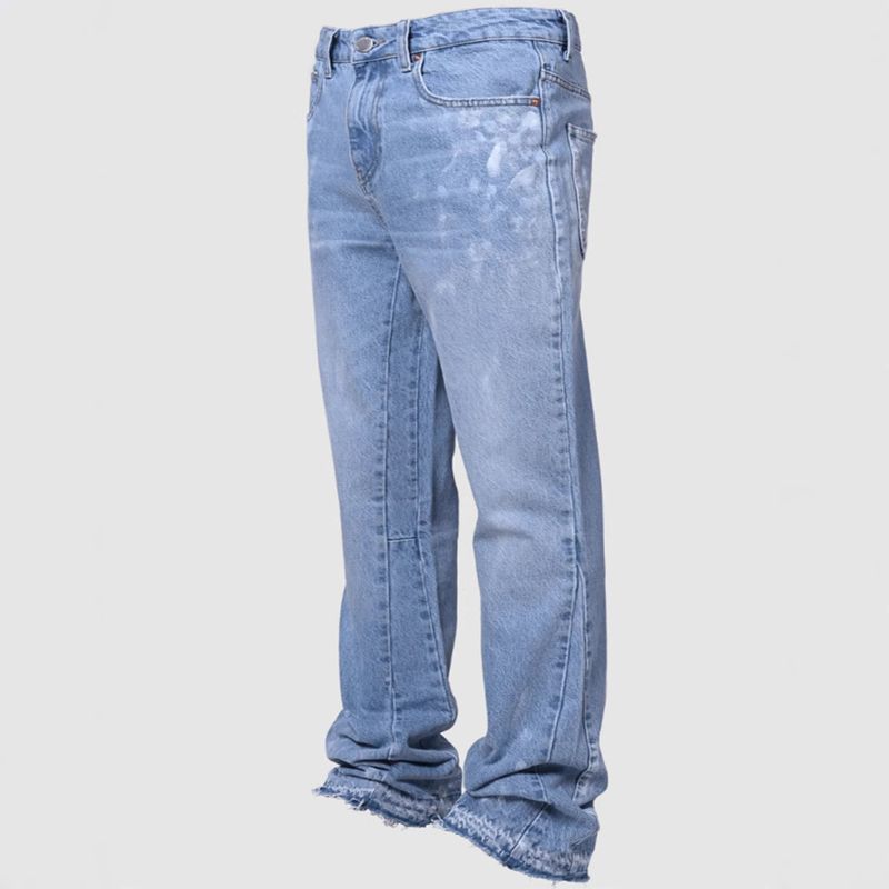 Abbigliamento Uomo Nuovi Jeans Dritti Uomo Moda Ins Hot Stretch Jeans_voghion.com